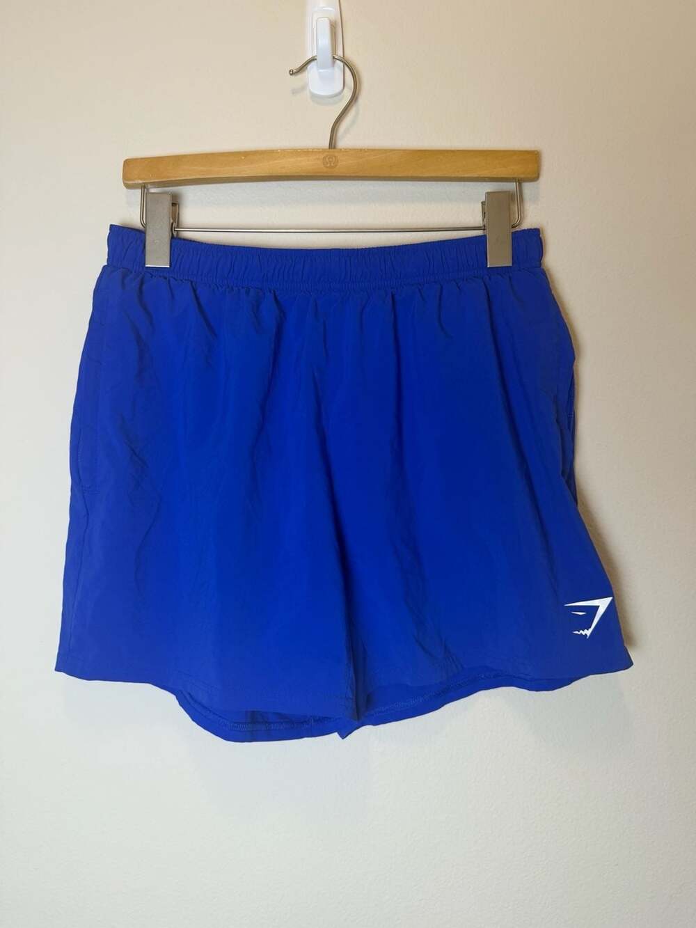 Gymshark Training Shorts Size L Blue Athletic Gym Workout